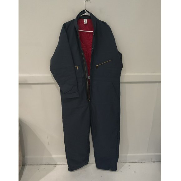 NWoT Red Kap Men Twill Action Back Coverall Mechanic Black Size XL RG $90 FLF159 - Picture 1 of 4